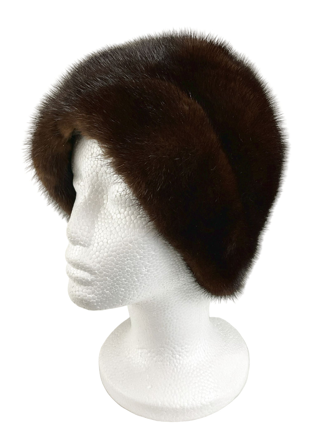 Chocolate Mink Fur Hat