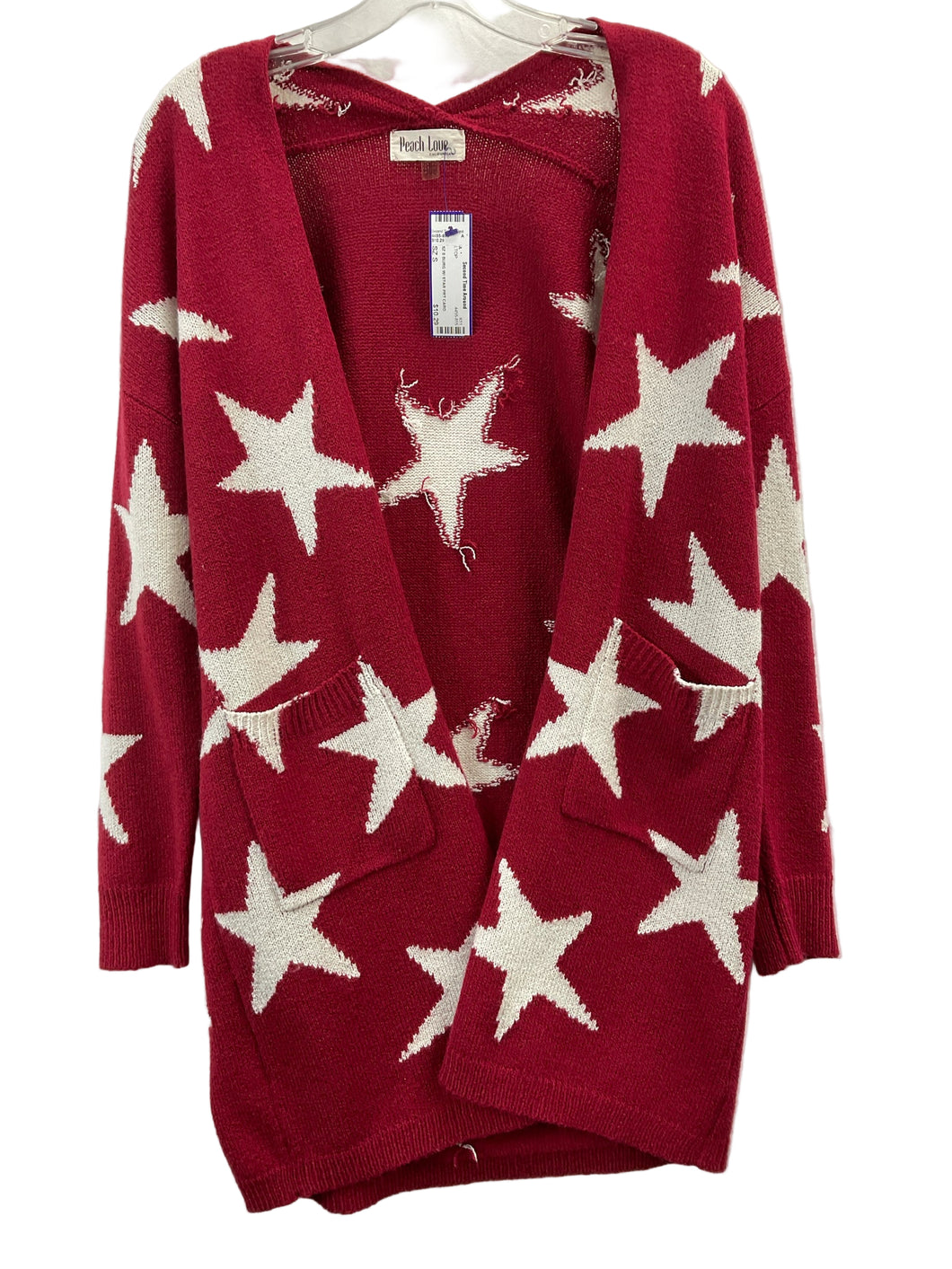 Size S Peach Love Sweater