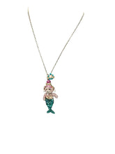 Load image into Gallery viewer, NWTS Betsey Johnson Mermaid Dog Necklace
