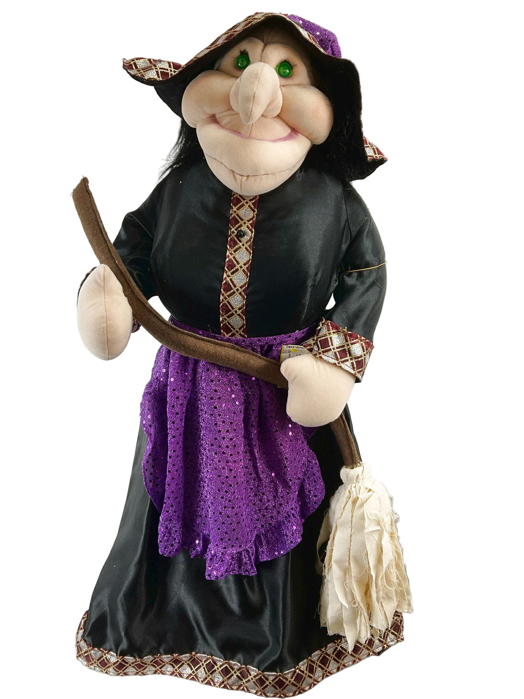 2ft Stuffed Witch on Stand