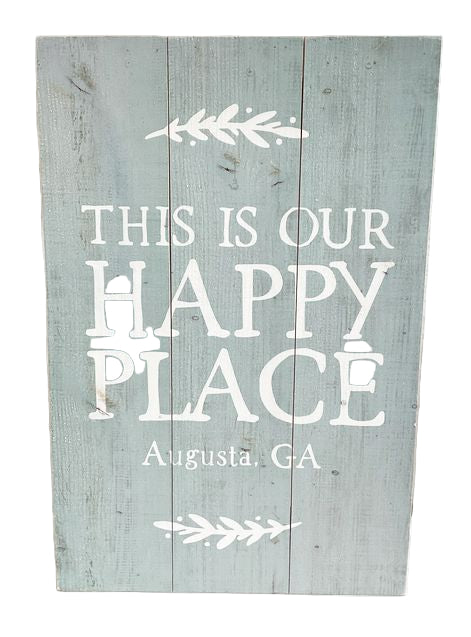 Wood Augusta, GA Sign