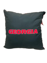 Load image into Gallery viewer, red UGA georgia pillow

