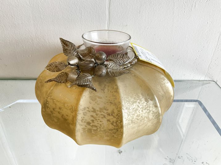 Pumpkin Votive Holder