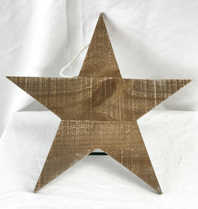 Hanging Wood Star