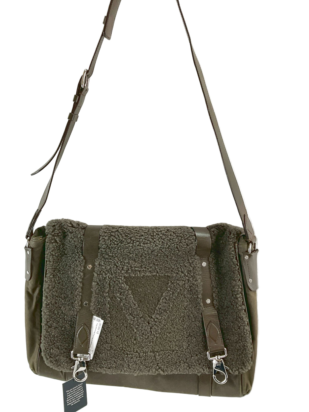 Pre-owned Shearling Messenger Bag