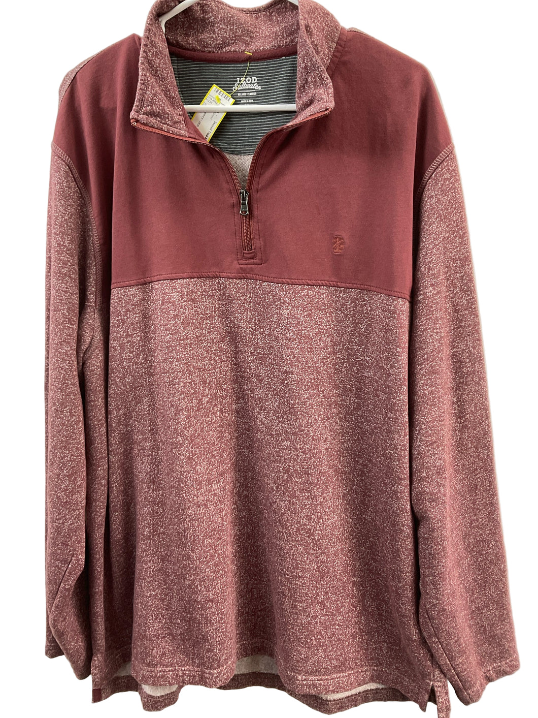 Size XL Izod Half-Zip