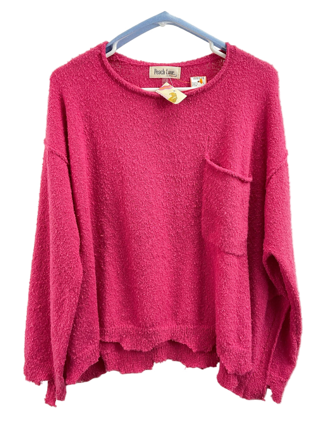 Size S Peach Love Sweater