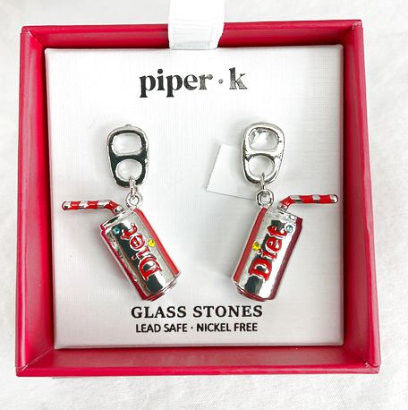 Diet Coke Earrings