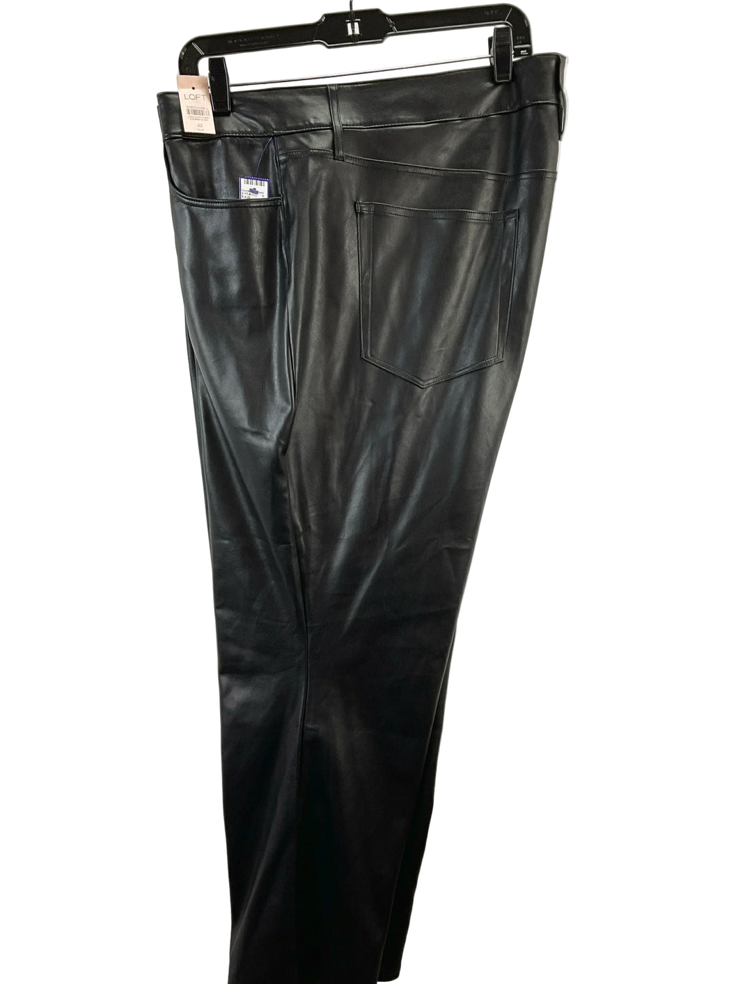 NWTS Size 22 Loft Pleather Pants