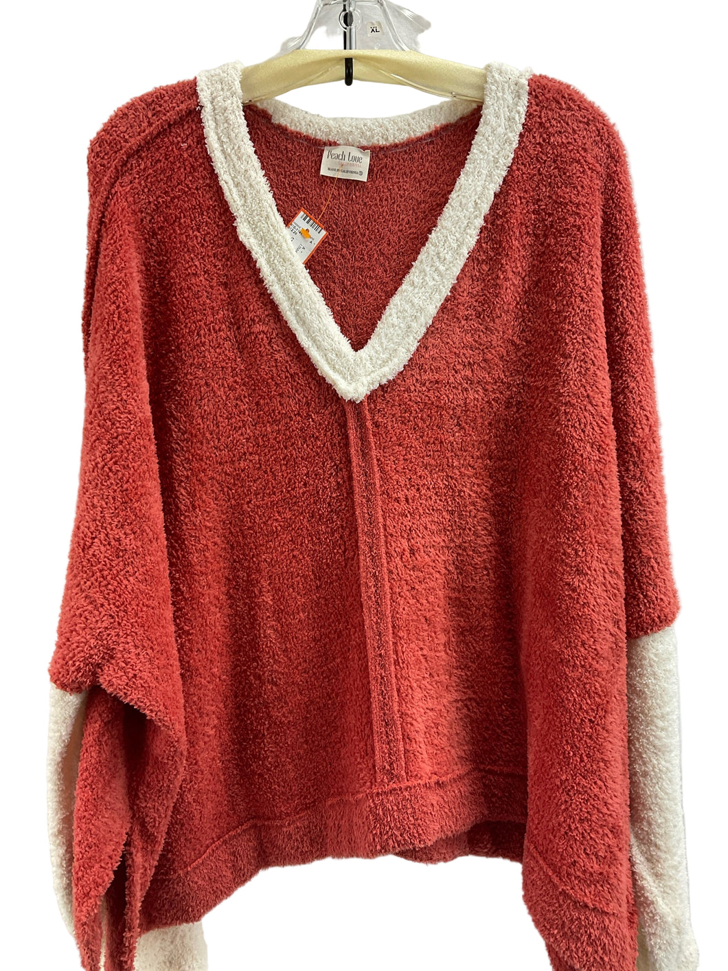 Size S Peach Love Sweater