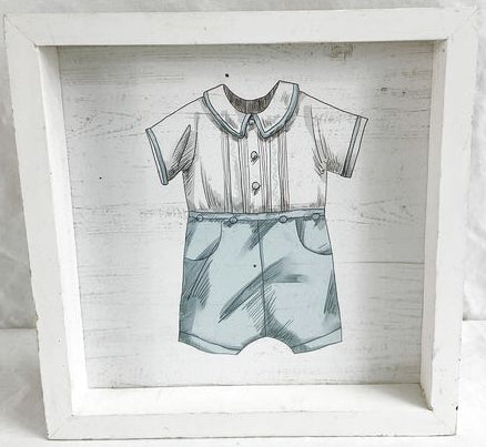 Boy's Clothing Block Sign