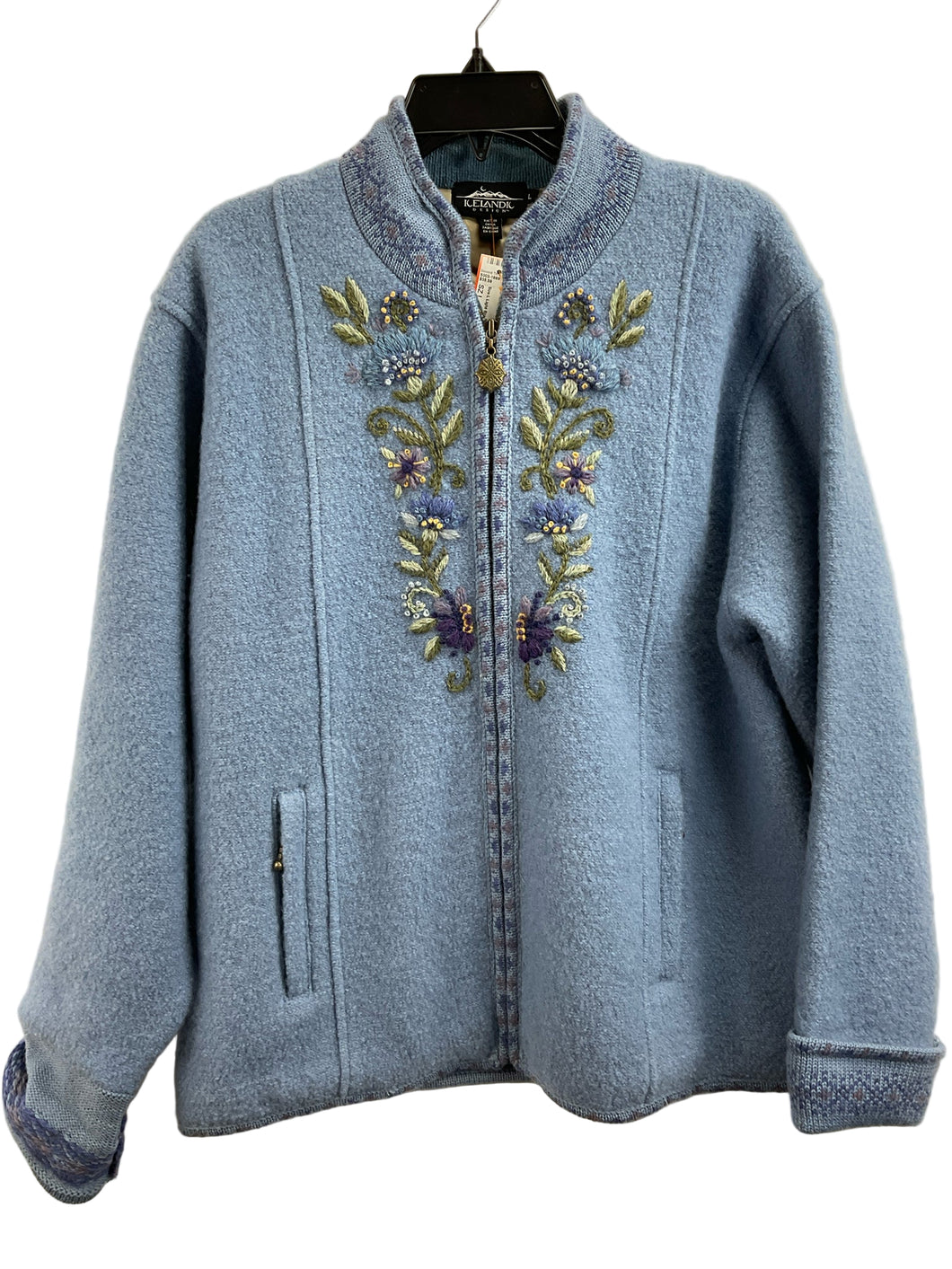 Size L Icelandic Design Boiled Wool Jacket