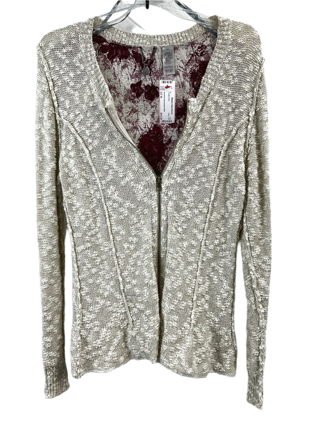 Size M BKE Zip-up Sweater