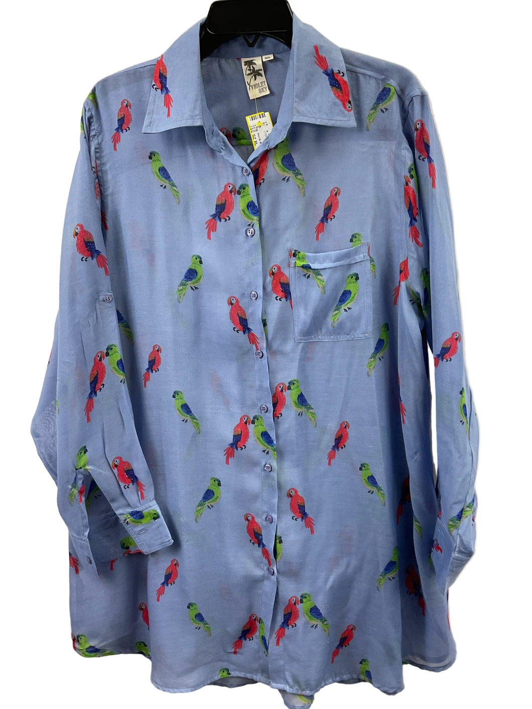 Size XL Violet Sky Top