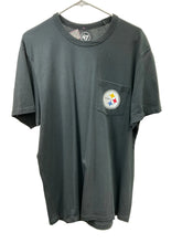 Load image into Gallery viewer, Size L MSHIRT blk steelers
