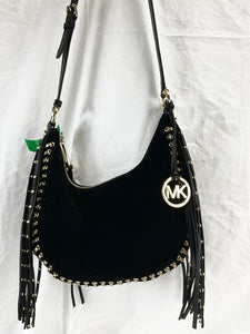 MK Suede Fringe Purse