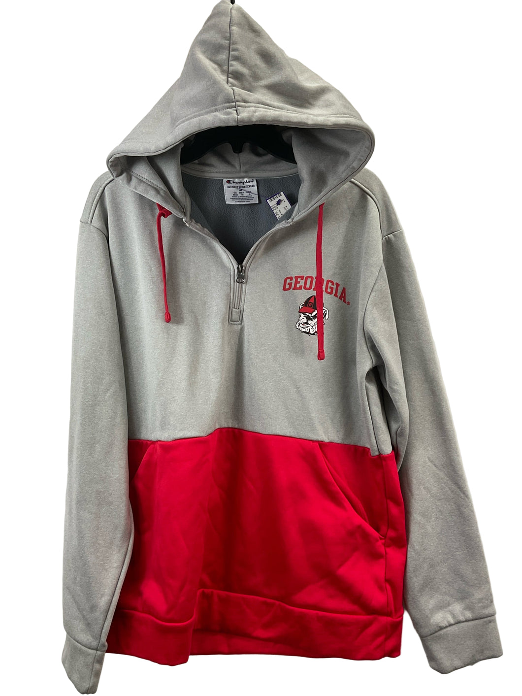 Size M Champion Georgia Half-Zip