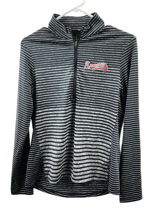 Size S Antigua Atlanta Braves Half-Zip