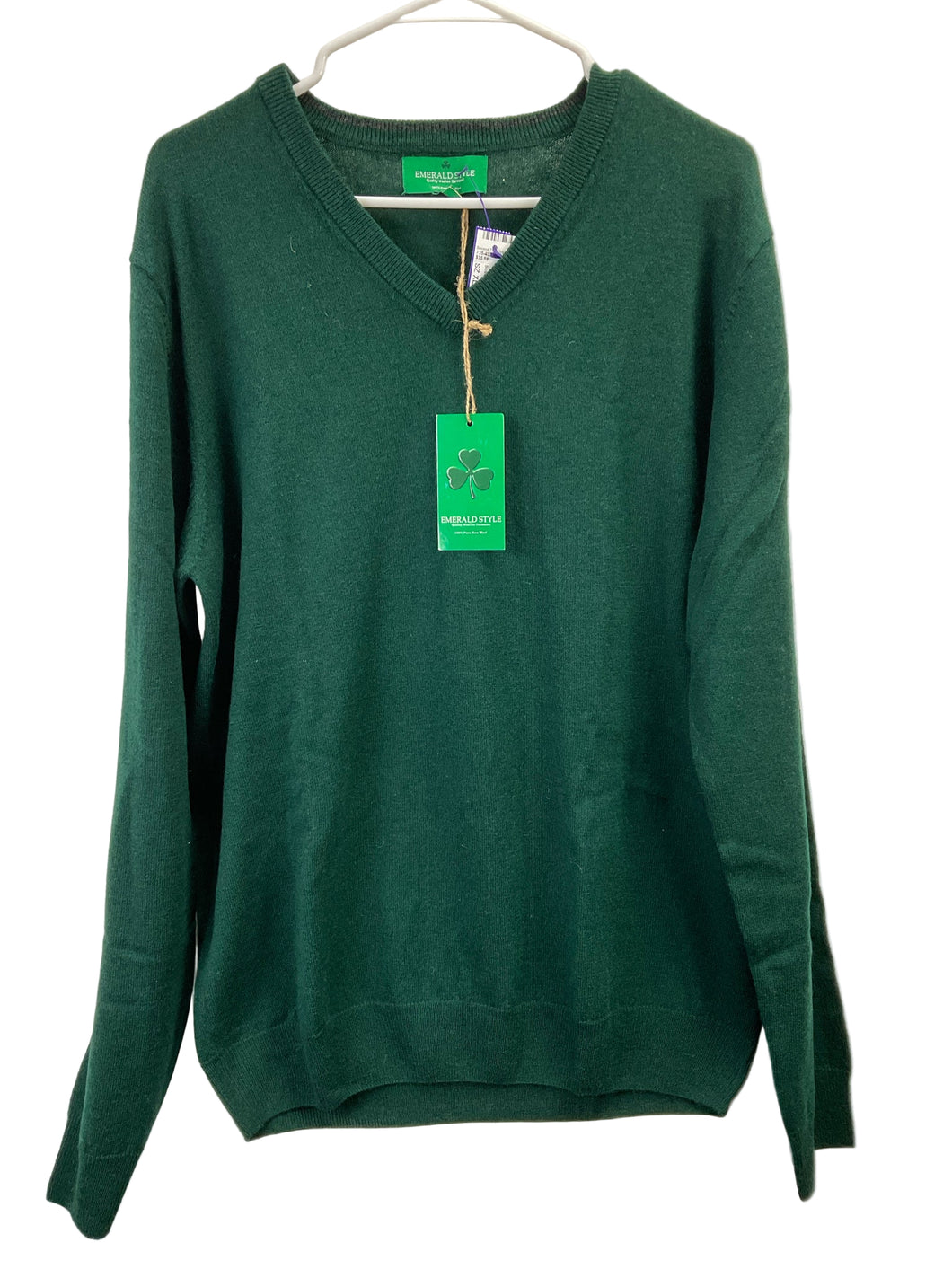 NWTS Size XL Emerald Style Wool Sweater