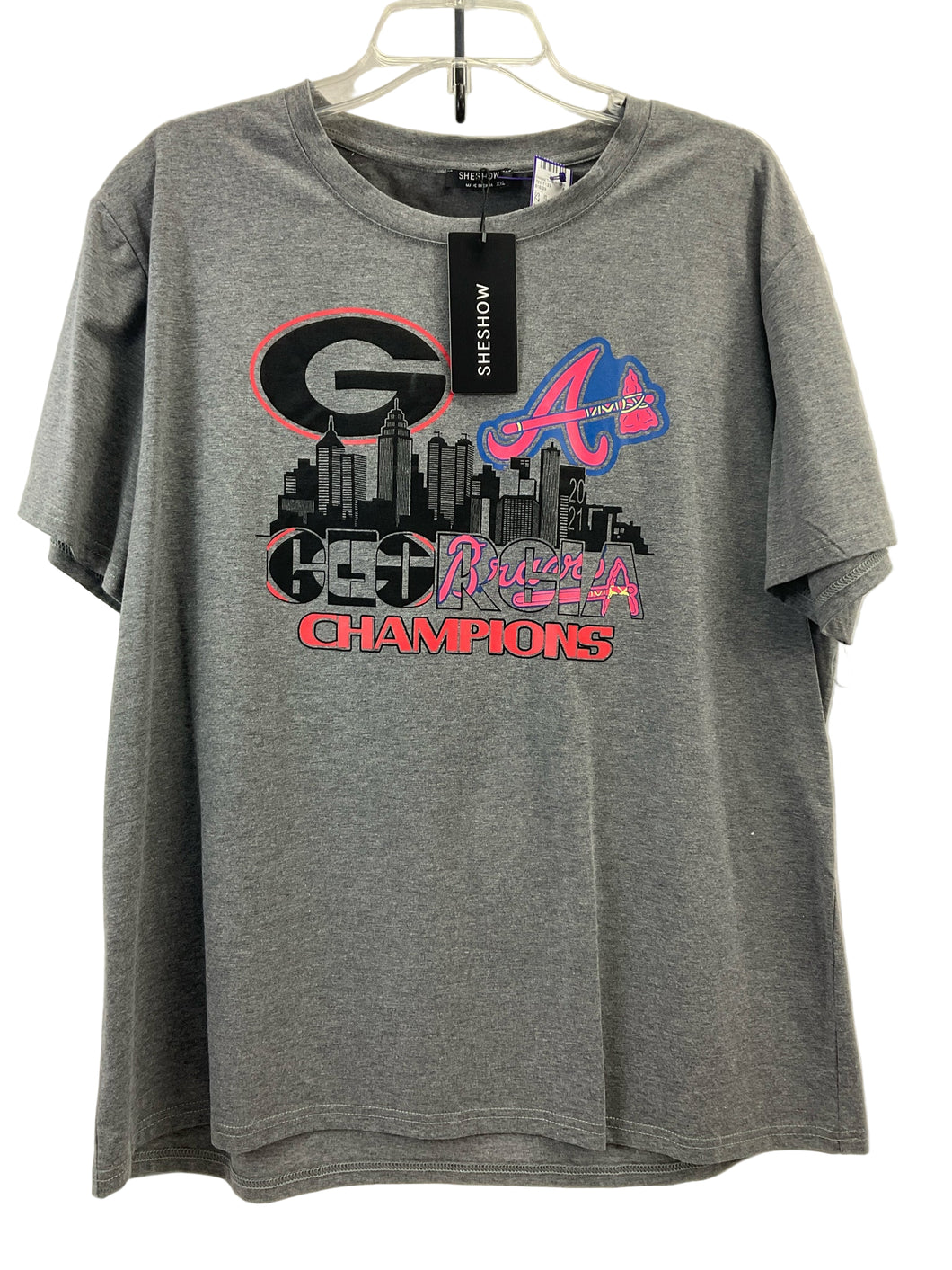 Size 2X Sheshow Bulldogs/Braves Tee