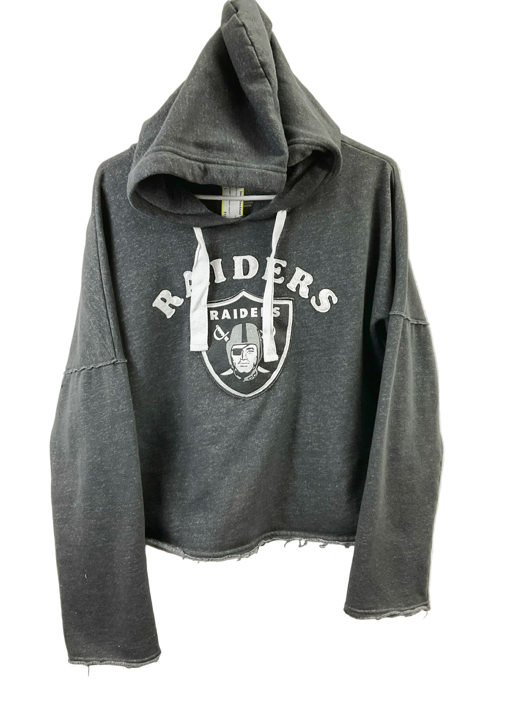 Size L Las Vegas Raiders Cropped Sweatshirt
