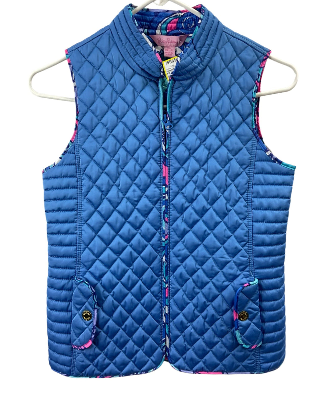 Size 12/14 Lilly Pulitzer Quilted Vest