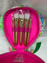 Load image into Gallery viewer, Lilly Pulitzer Cosmetic Bag w/ Makeup Brushes
