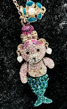 Load image into Gallery viewer, NWTS Betsey Johnson Mermaid Dog Necklace
