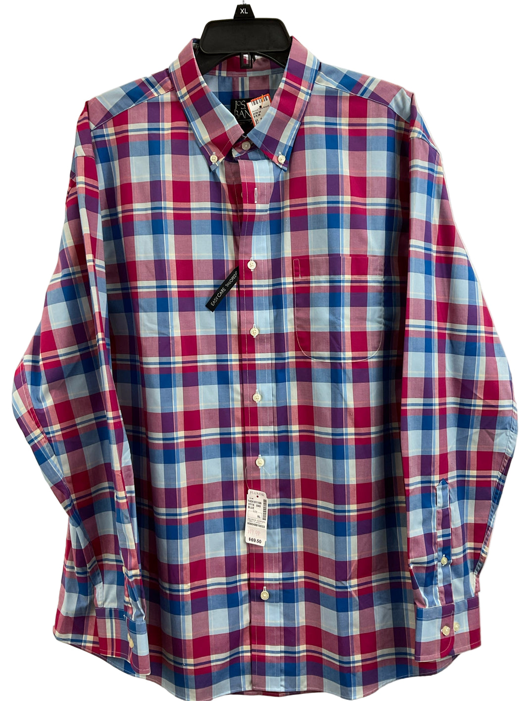 NWTS Size XL Jos A Banks Long Sleeve Shirt