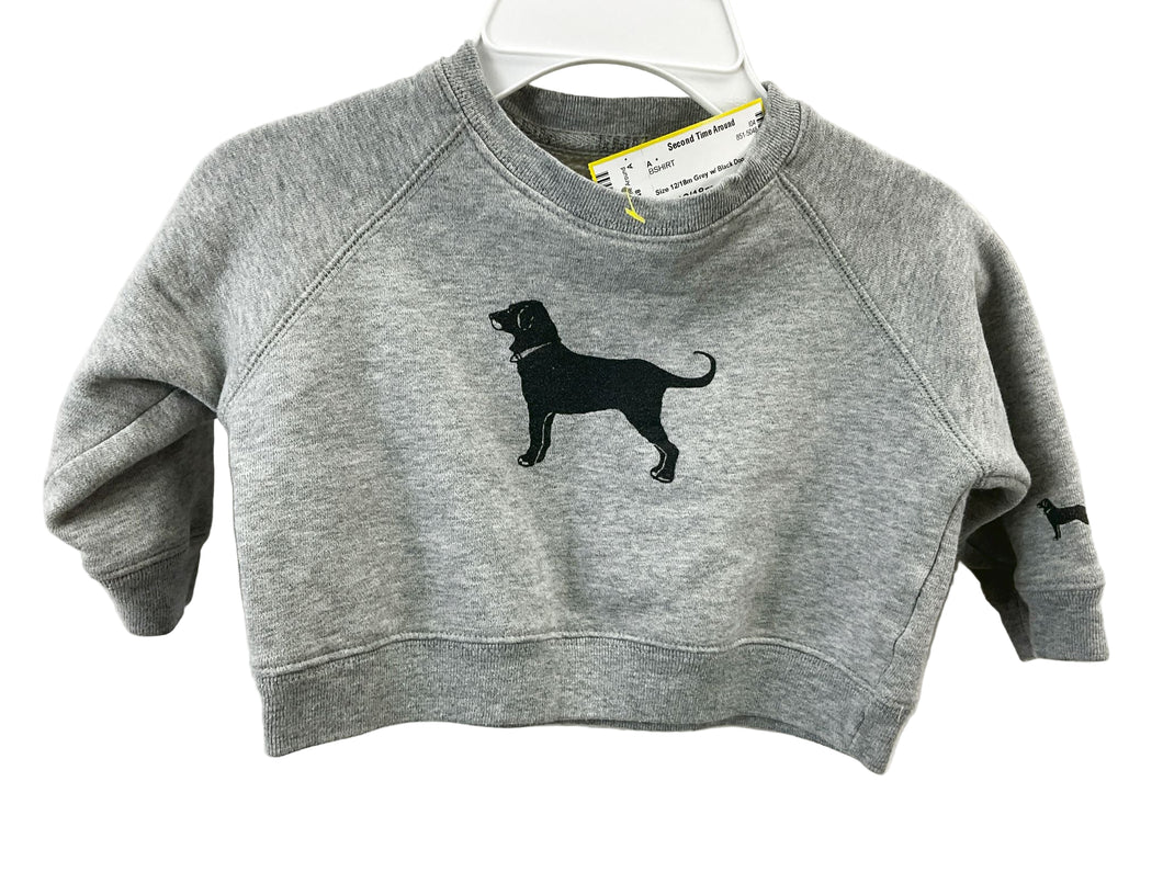 Size 12/18m The Black Dog Crewneck